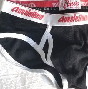 Aussiebum ribbed black small